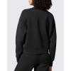 imageG4Free Smoofit Modal Soft Womens Sweatshirts Long Sleeve Crewneck Pullover Loose Fit Casual TopsBlack