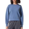 imageG4Free Smoofit Modal Soft Womens Sweatshirts Long Sleeve Crewneck Pullover Loose Fit Casual TopsDenim Blue
