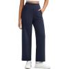 imageG4Free Smoofit Modal Soft 24quot26quot28quot Wide Leg Ankle Sweatpants for Women Elastic Waist 78 Length Golf Casual PantsDark Blue