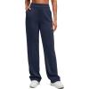 imageG4Free Smoofit Modal Soft Straight Leg Sweatpants for Women Elastic High Waist Casual Lounge Dress Pants with PocketsDark Navy
