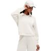 imageG4Free Smoofit Modal Soft Womens Polo Sweatshirts Pullover Long Sleeve Button Up Casual TopsIvory