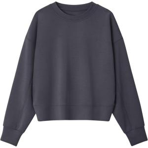 imageG4Free Smoofit Modal Soft Womens Sweatshirts Long Sleeve Crewneck Pullover Loose Fit Casual TopsDark Gray