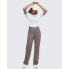 imageG4Free ShiftReady Women Dress Yoga Pants with Hidden Zipper Pockets High Waist Work Trousers PetiteRegularTallTaupe