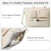 imageG4Free Tote Bag for Women Lightweight Work Bag with 15quot Laptop Pocket for Teacher Nurse Casual Shoulder Bag for Travel DailyBeige