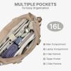 imageG4Free Tote Bag for Women Lightweight Work Bag with 15quot Laptop Pocket for Teacher Nurse Casual Shoulder Bag for Travel DailyKhaki