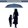 imageG4Free 54 Inch Large Golf Umbrella Automatic Square 3 Folding Windproof Compact Travel Rain UmbrellaNavy Blue