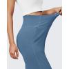 imageG4Free BareFeel High Stretch Yoga Pants Women Soft High Waisted Casual Wide Leg Pants with PocketsBlue Gray