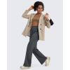 imageG4Free BareFeel High Stretch Yoga Pants Women Soft High Waisted Casual Wide Leg Pants with PocketsDark Grey