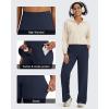 imageG4Free BareFeel High Stretch Yoga Pants Women Soft High Waisted Casual Wide Leg Pants with PocketsDark Navy