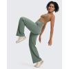 imageG4Free BareFeel High Stretch Yoga Pants Women Soft High Waisted Casual Wide Leg Pants with PocketsGray Sage