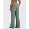 imageG4Free BareFeel High Stretch Yoga Pants Women Soft High Waisted Casual Wide Leg Pants with PocketsGray Sage