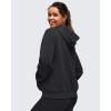 imageG4Free Smoofit Modal Soft Womens Full Zip Jackets Loose Fit Casual Hoodies Long Sleeve Tops with PocketsBlack