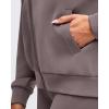 imageG4Free Smoofit Modal Soft Womens Full Zip Jackets Loose Fit Casual Hoodies Long Sleeve Tops with PocketsTaupe