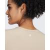 imageG4Free BareFeel Long Sleeve Workout Tops for Women Slim Athletic Gym Yoga Shirt Cropped Basic Tight ShirtKhaki