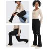 imageG4Free BareFeel Yoga Pants Women High Waisted Flare Leggings Soft Bootcut Wide Leg Flared Pants 29quot31quot33quotBlack