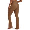 imageG4Free BareFeel Yoga Pants Women High Waisted Flare Leggings Soft Bootcut Wide Leg Flared Pants 29quot31quot33quotCoffee
