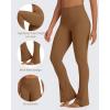 imageG4Free BareFeel Yoga Pants Women High Waisted Flare Leggings Soft Bootcut Wide Leg Flared Pants 29quot31quot33quotCoffee