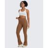 imageG4Free BareFeel Yoga Pants Women High Waisted Flare Leggings Soft Bootcut Wide Leg Flared Pants 29quot31quot33quotCoffee