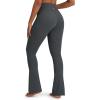 imageG4Free BareFeel Yoga Pants Women High Waisted Flare Leggings Soft Bootcut Wide Leg Flared Pants 29quot31quot33quotDark Grey