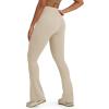 imageG4Free BareFeel Yoga Pants Women High Waisted Flare Leggings Soft Bootcut Wide Leg Flared Pants 29quot31quot33quotKhaki