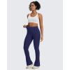 imageG4Free BareFeel Yoga Pants Women High Waisted Flare Leggings Soft Bootcut Wide Leg Flared Pants 29quot31quot33quotNavy