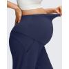 imageG4Free EverGoing Maternity Pants Stretchy Workout Lounge Pants Over The Belly Pregnancy Joggers with PocketsRoyal Blue