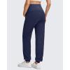 imageG4Free EverGoing Maternity Pants Stretchy Workout Lounge Pants Over The Belly Pregnancy Joggers with PocketsRoyal Blue