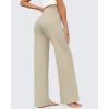 imageG4Free EverGoing Wide Leg Pants for Women Yoga Pants High Waist Sweatpants with Pockets Stretch Lounge Pants Comfy WorkoutApricot