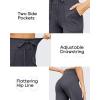 imageG4Free EverGoing Wide Leg Pants for Women Yoga Pants High Waist Sweatpants with Pockets Stretch Lounge Pants Comfy WorkoutDark Grey