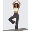 imageG4Free EverGoing Wide Leg Pants for Women Yoga Pants High Waist Sweatpants with Pockets Stretch Lounge Pants Comfy WorkoutDark Grey