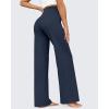 imageG4Free EverGoing Wide Leg Pants for Women Yoga Pants High Waist Sweatpants with Pockets Stretch Lounge Pants Comfy WorkoutDark Navy