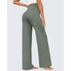 imageG4Free EverGoing Wide Leg Pants for Women Yoga Pants High Waist Sweatpants with Pockets Stretch Lounge Pants Comfy WorkoutGrey Sage