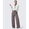 imageG4Free EverGoing Womens Fleece Lined Pants with Pockets High Waisted Wide Leg Casual Warm TrousersTaupe