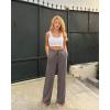 imageG4Free EverGoing Womens Wide Leg Pants High Waisted Yoga Pants with Pockets Casual Drawstring SweatpantsTaupe