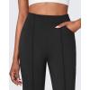 imageG4Free Flare Yoga Pants Women Ankle Casual Pants with Pockets Strechy Bootcut Wide Leg Dress Pants PetiteRegualrTallBlack