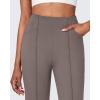 imageG4Free Flare Yoga Pants Women Ankle Casual Pants with Pockets Strechy Bootcut Wide Leg Dress Pants PetiteRegualrTallTaupe