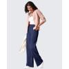 imageG4Free Fleece Lined Pants Women Wide Leg Work Trousers with Pockets High Waisted Sweatpants for Casual Dress WinterRoyal Blue