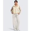 imageG4Free Flurrylux Fleece Lined Sweatpants Women Cotton Wide Leg Pants with Pockets Lounge CasualDusty Taupe