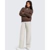 imageG4Free Flurrylux Fleece Lined Sweatpants Women Cotton Wide Leg Pants with Pockets Lounge CasualDusty Taupe