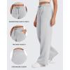 imageG4Free Flurrylux Fleece Lined Sweatpants Women Cotton Wide Leg Pants with Pockets Lounge CasualLight Gray