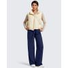 imageG4Free Flurrylux Fleece Lined Sweatpants Women Cotton Wide Leg Pants with Pockets Lounge CasualRoyal Blue