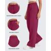imageG4Free Flurrylux Fleece Lined Sweatpants Women Cotton Wide Leg Pants with Pockets Lounge CasualRumba Red