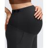 imageG4Free Smoofit Modal Soft Maternity Barrel Leg Pants with Pockets Over The Belly Adjustable Waist SweatpantsBlack