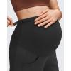 imageG4Free Smoofit Modal Soft Maternity Pants with Pockets Over The Belly Pregnancy Wide Leg SweatpantsBlack