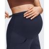 imageG4Free Smoofit Modal Soft Maternity Pants with Pockets Over The Belly Pregnancy Wide Leg SweatpantsDark Navy