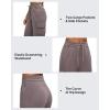 imageG4Free Smoofit Modal Soft Wide Leg Cargo Sweatpants for Women Drawstring Casual Pants with PocketsTaupe