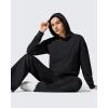 imageG4Free Smoofit Modal Soft Womens Fleece Hoodies Long Sleeve Pullover Casual Sweatshirts with PocketsBlack