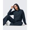 imageG4Free Smoofit Modal Soft Womens Fleece Hoodies Long Sleeve Pullover Casual Sweatshirts with PocketsDark Navy