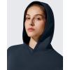 imageG4Free Smoofit Modal Soft Womens Fleece Hoodies Long Sleeve Pullover Casual Sweatshirts with PocketsDark Navy