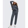 imageG4Free Womens Fleece Lined Workout Joggers with Pockets High Waisted Sweatpants Hiking Running Outdoor PantsDark Gray